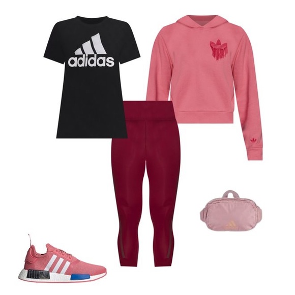 ADIDAS Amplifier Tee Shirt Crewneck Short Sleeve Black Small Women’s - Picture 11 of 15